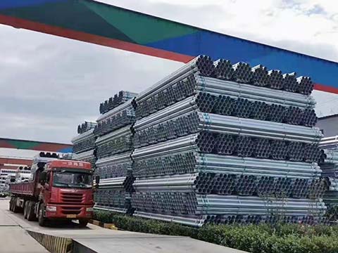 Shipping of Galvanized Pipes